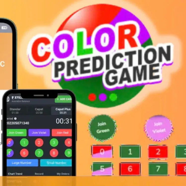 Color Prediction game guide on Lotus365 with rules strategy and live dealer options