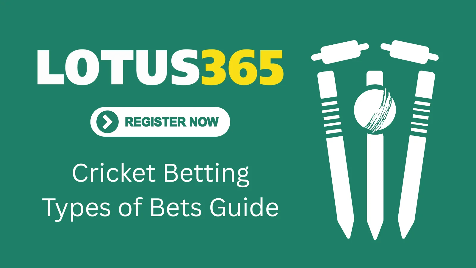 Types of Cricket Bets - Complete Guide