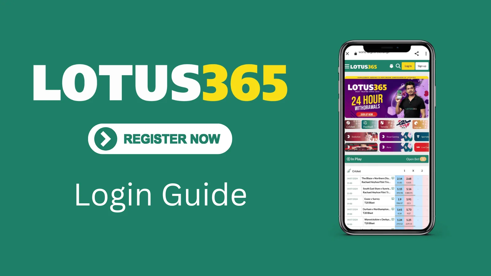 Lotus365 Login - Access Your Account